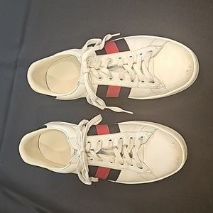 Gucci Ace Sneakers, Women's Size 8 (European Size 38-39)